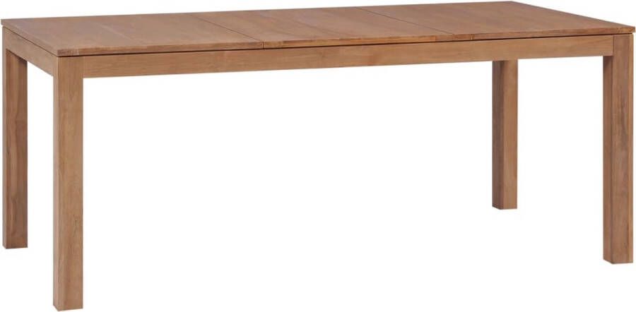 Medina Eettafel 180x90x76 cm teakhout met natuurlijke afwerking