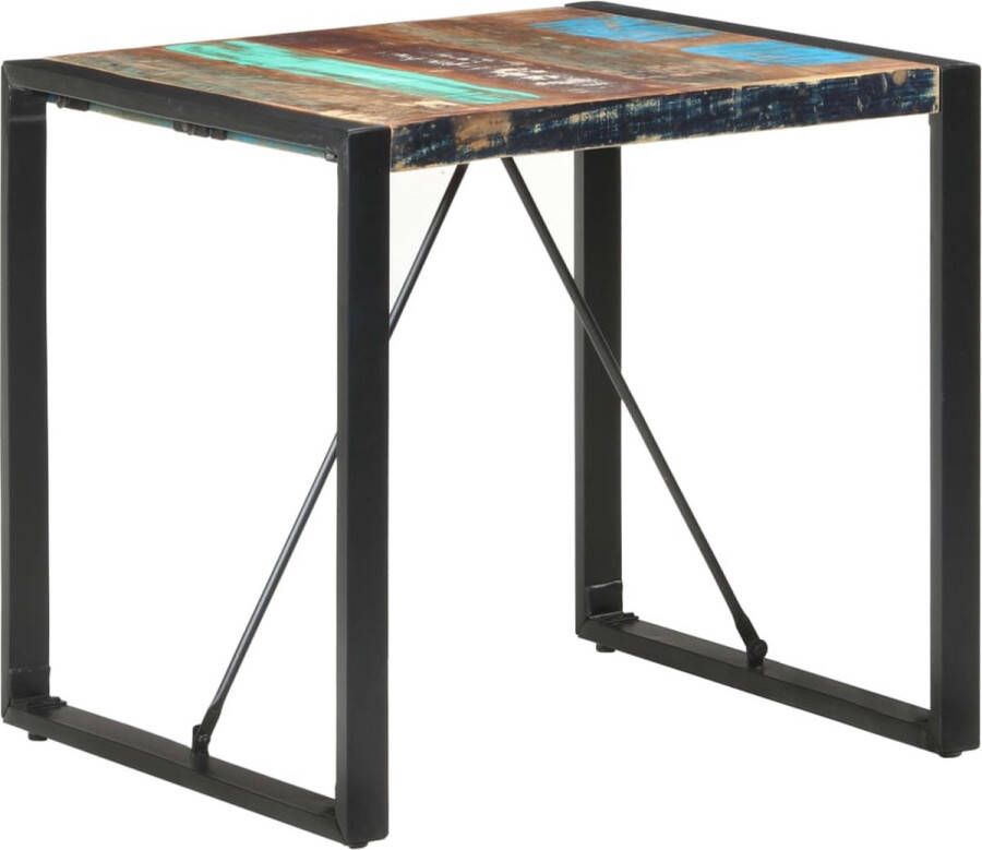 Medina Eettafel 80x80x75 cm massief gerecycled hout