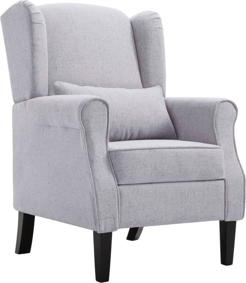 Medina Fauteuil stof lichtgrijs