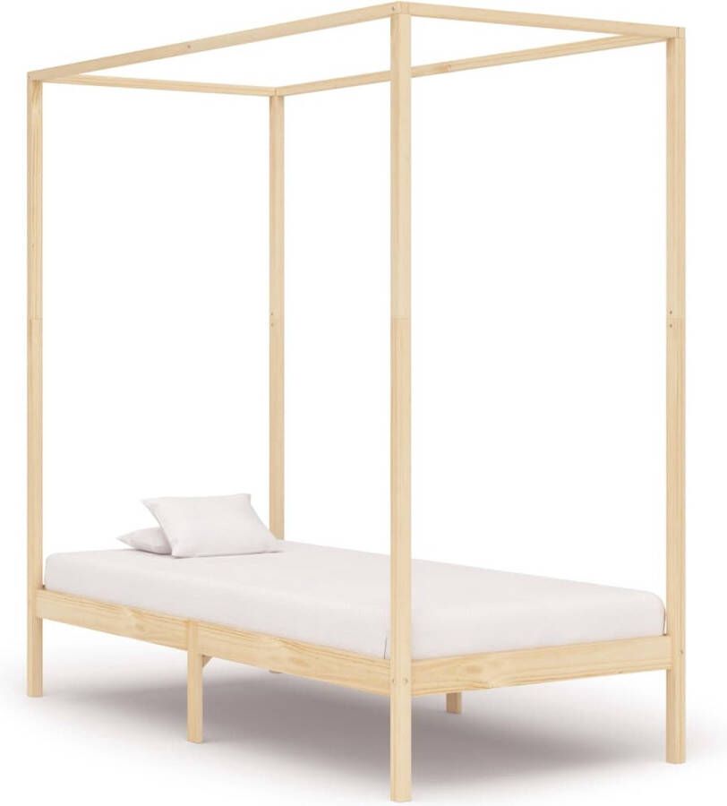 Medina Hemelbedframe massief grenenhout 90x200 cm