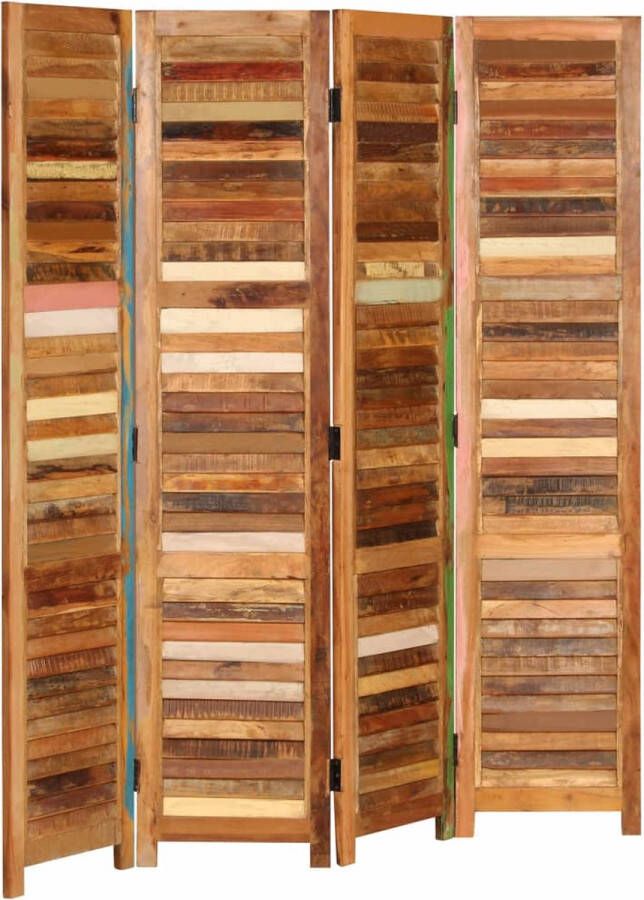 Medina Kamerscherm 170 cm massief gerecycled hout