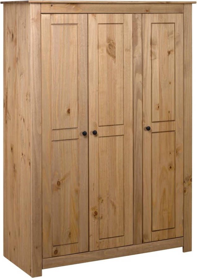 Medina Kledingkast 3 deuren Panama Range 118x50x171 5 cm grenenhout