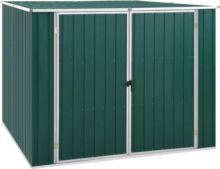 Medina Tuinschuur 195x198x159 cm gegalvaniseerd staal groen