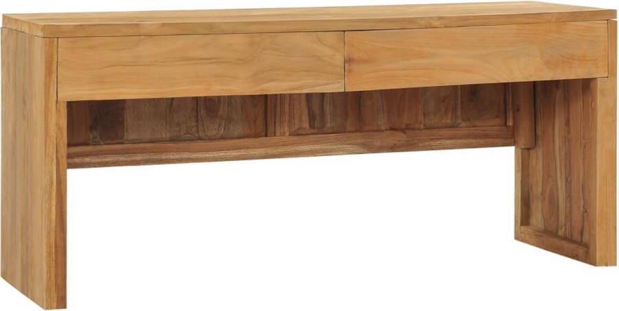 Medina Tv-meubel 100x35x45 cm massief teakhout