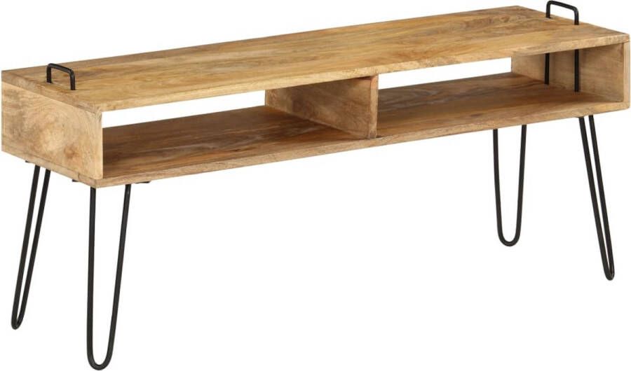 Medina Tv-meubel 110x35x45 cm massief mangohout