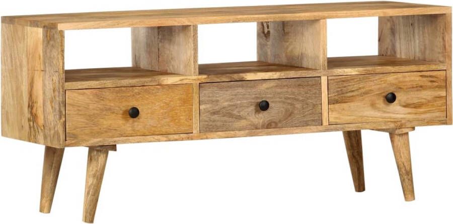 Medina Tv-meubel 110x36x50 cm massief mangohout