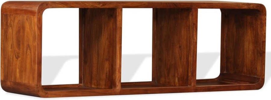 Medina Tv-meubel 120x30x40 cm massief hout met sheesham afwerking