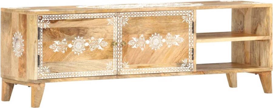 Medina Tv-meubel 120x30x40 cm massief mangohout