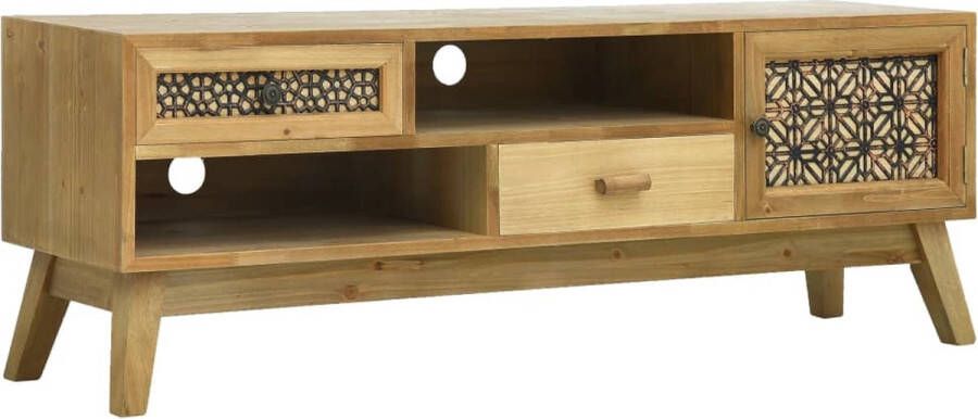 Medina Tv-meubel 120x30x42 cm bewerkt hout bruin