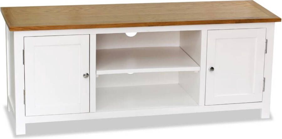 Medina Tv-meubel 120x35x48 cm massief eikenhout