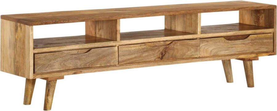 Medina Tv-meubel 140x30x41 cm massief mangohout