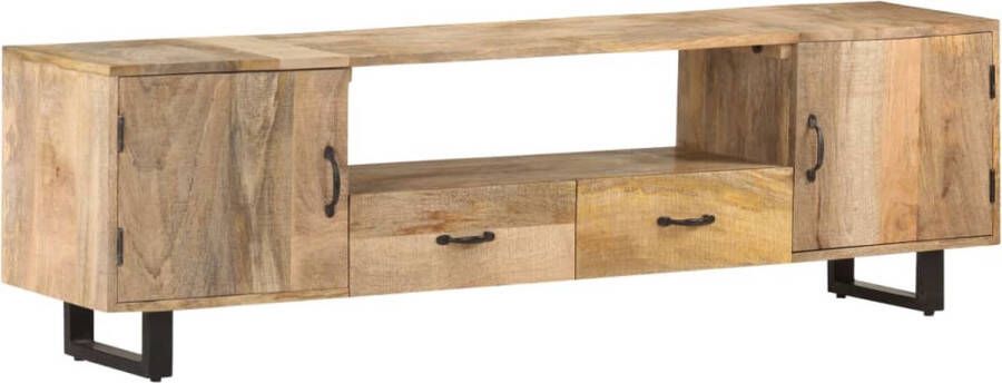 Medina Tv-meubel 160x30x45 cm massief mangohout