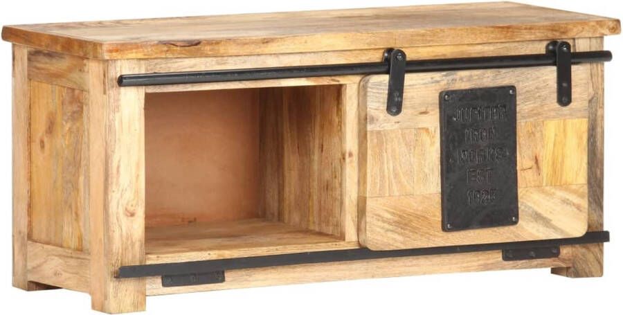 Medina Tv-meubel 90x35x40 cm massief mangohout