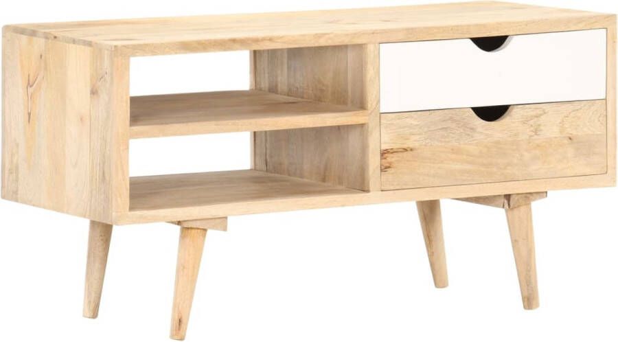 Medina Tv-meubel 90x35x45 cm massief mangohout