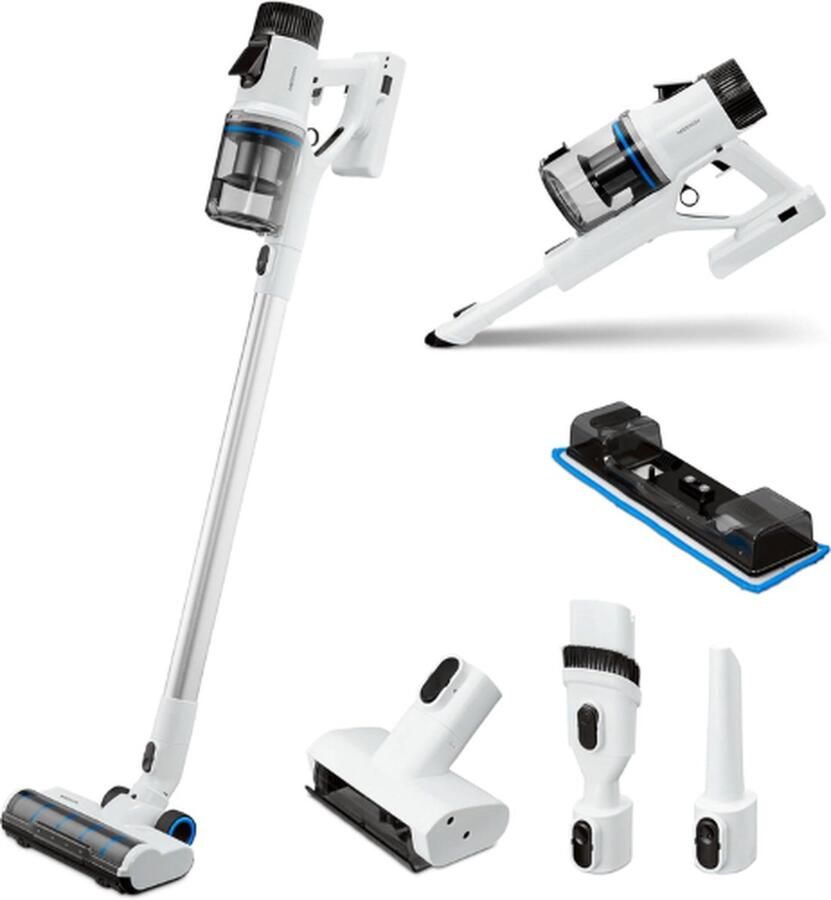 MEDION Steelstofzuiger Met Dweilfunctie Vacuum Cleaner Steelstofzuiger Draadloos Tapijtreiniger Steelstofzuiger Zonder Zak Op Accu Stofzuiger zonder zak Stofzuiger Draadloos