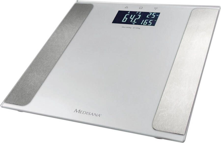 Medisana BS 410 Lichaamsanalyse weegschaal Zilver