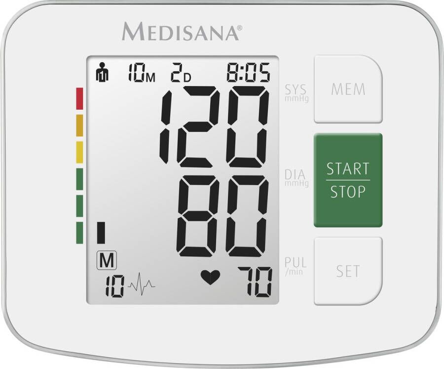 Medisana Bovenarm-bloeddrukmeter BU 512 Aritmie-weergave