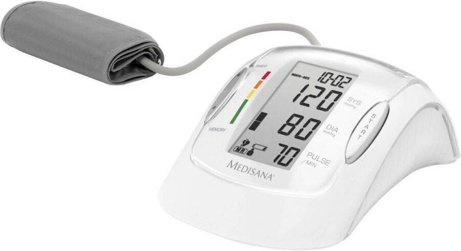 Medisana Bovenarm-bloeddrukmeter MTP Pro Met 2x 99 geheugenplaatsen voor 2 gebruikers