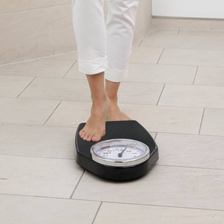 Medisana PS 100 analoge weegschaal zwart retrolook
