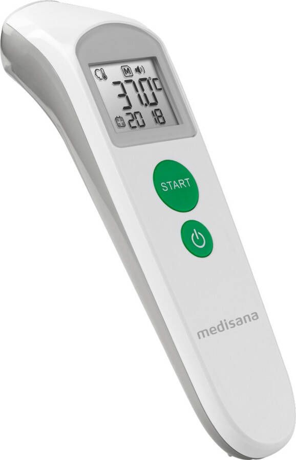 Medisana TM 760 infrarood multifunctionele thermometer meet contactloos temperatuur via voorhoofd ook andere objecten