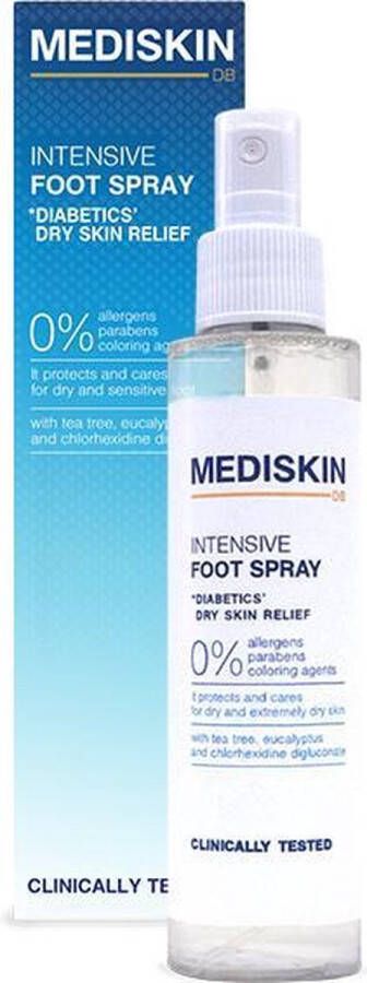 Mediskin Intensive Foot & Body Spray Anti Bacterieel Schimmel Jeuk Huidirritatie Zweet Voetenspray