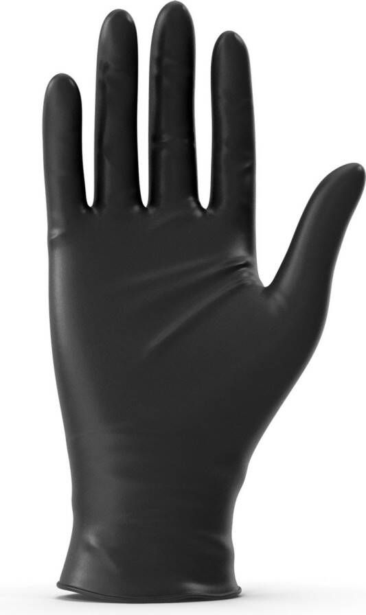 Medizay Wegwerp Handschoenen Nitril 100 stuks Zwart Poedervrij Latex vrij Maat M
