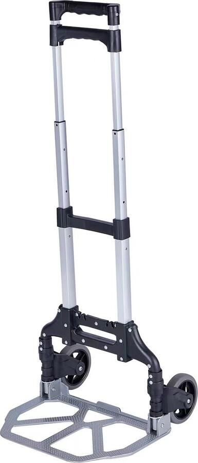 MEDMOTION Steekwagen Transportkar Opvouwbaar & In Hoogte Verstelbaar Draagvermogen 75kg