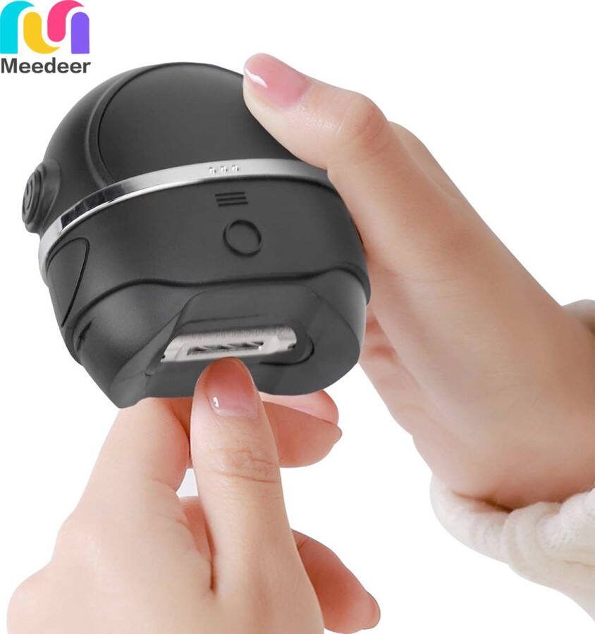 Meedeer Elektrische Nagelknipper Stil Geluidsarm Gebogen Ontwerp Elektrische Nageltrimmer Nagelschaartje Manicure Tool Nagelknipper voor Kinderen Ouderen