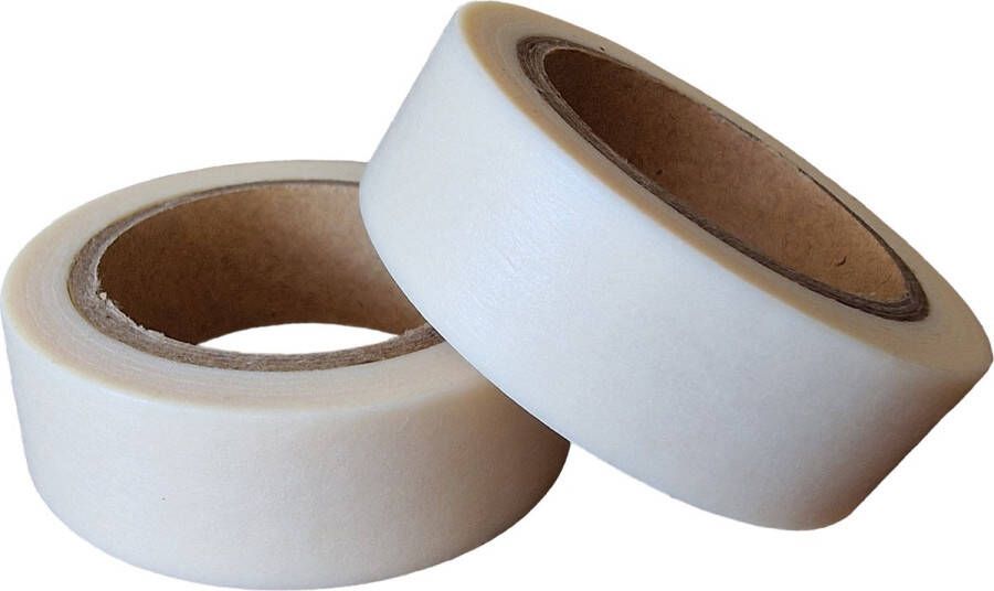 Meer Leuks Washi Tape Crème Wit 10 meter x 1.5 cm. Masking Tape Rol Transparant Plakband Wit Crème White Tape