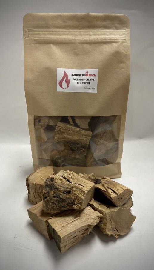 Meerbarbecue Olijfboom Rookhout Chunks zak 1 Kg