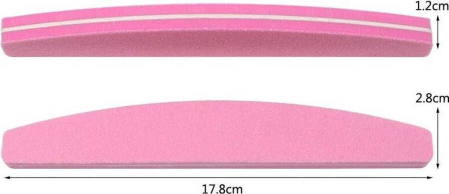 MEGA BEAUTY SHOP NAIL BUFFER TRAPEZE (10STUK) BLAUW BUFFERNAIL TRAPEZE NAGEL BLAUW 10STUKS