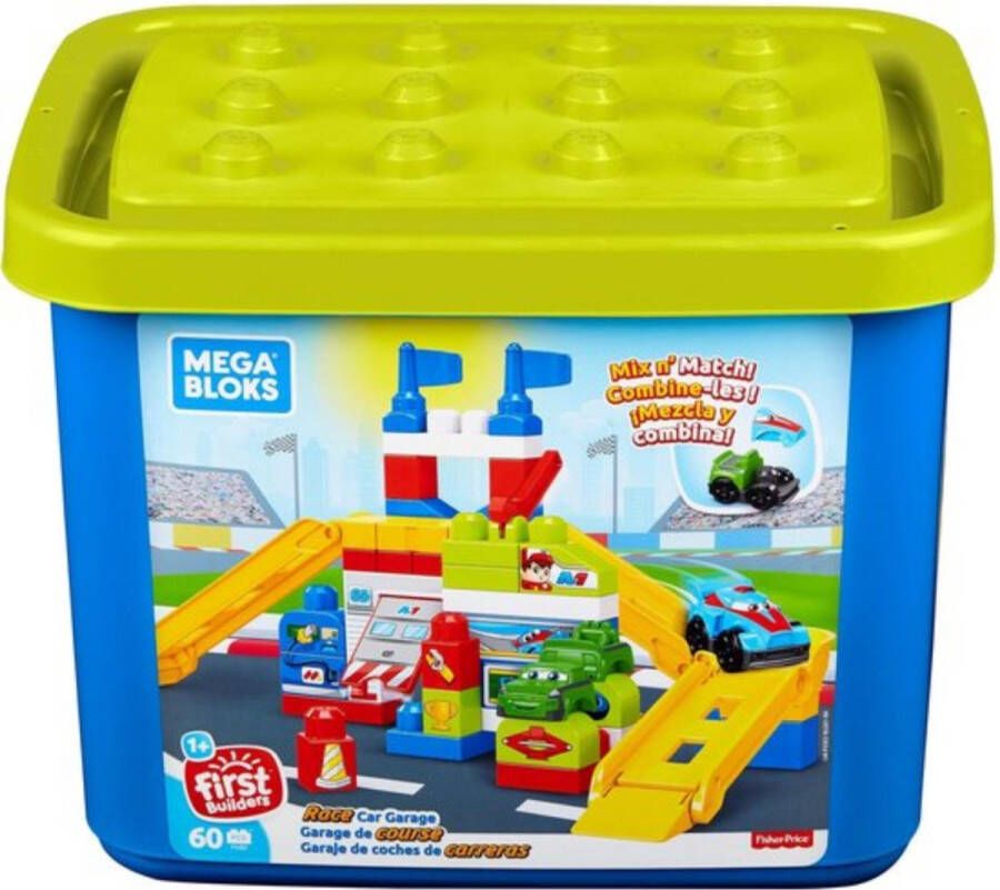 Mega Bloks First Builders Elektrische Garage Speelset