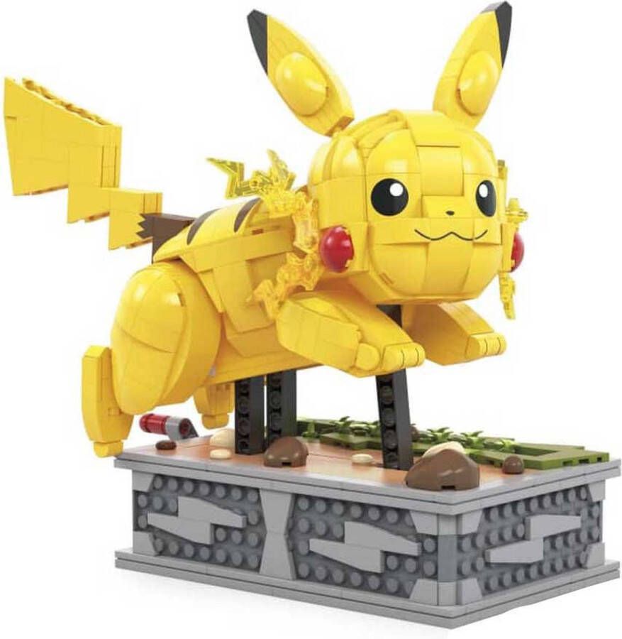 Mega Bloks Pokémon Bewegende Pikachu 1095 blokken Bouwstenen