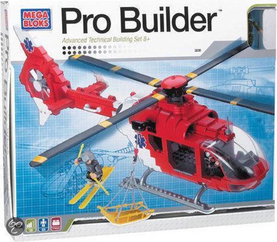 Mega Bloks Rescue Helikopter Bouwset Constructiespeelgoed