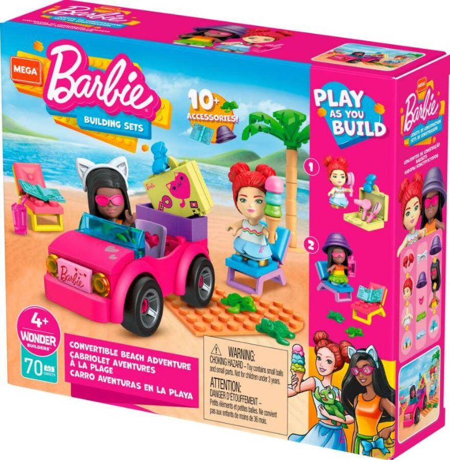 Mega Construx Fisher-Price Barbie Convertible Beach Adventure