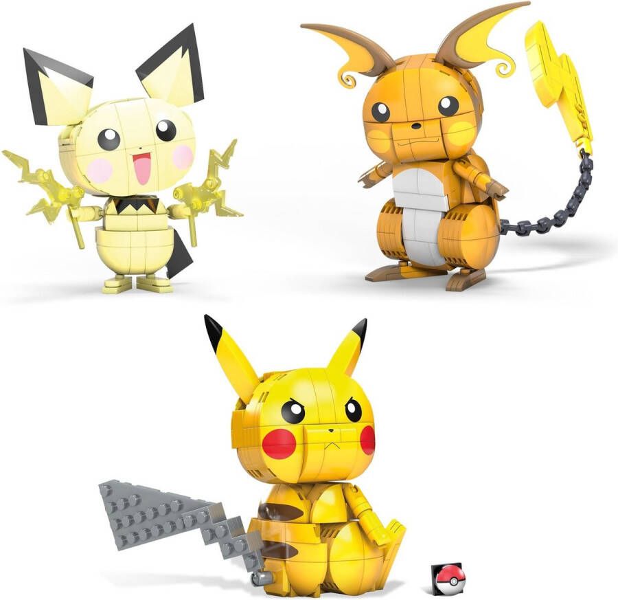 Mega Construx Pokémon Pikachu Evolution bouwset 622 bouwstenen
