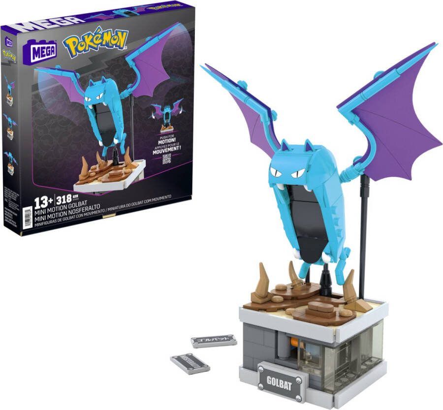 Mega Showmodel Pokémon Mini Motion Golbat Constructiespeelgoed