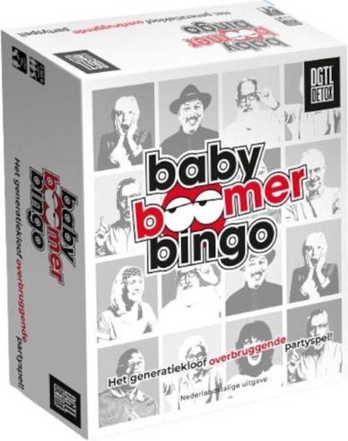 Megableu Baby Boomer Bingo spel Spelletjes voor Volwassenen Kaartspellen