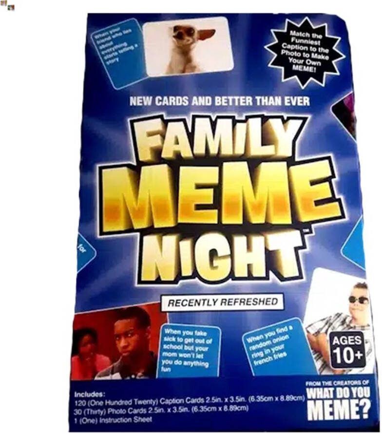 Megableu Family Meme Night partyspel