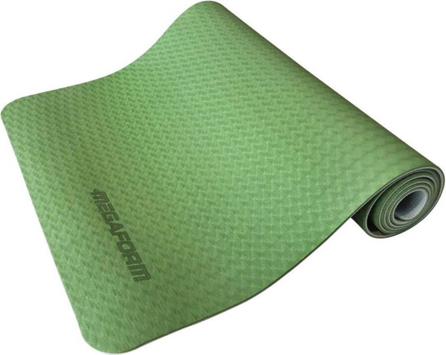 Megaform Performance 2-color Yoga Mat green-grey