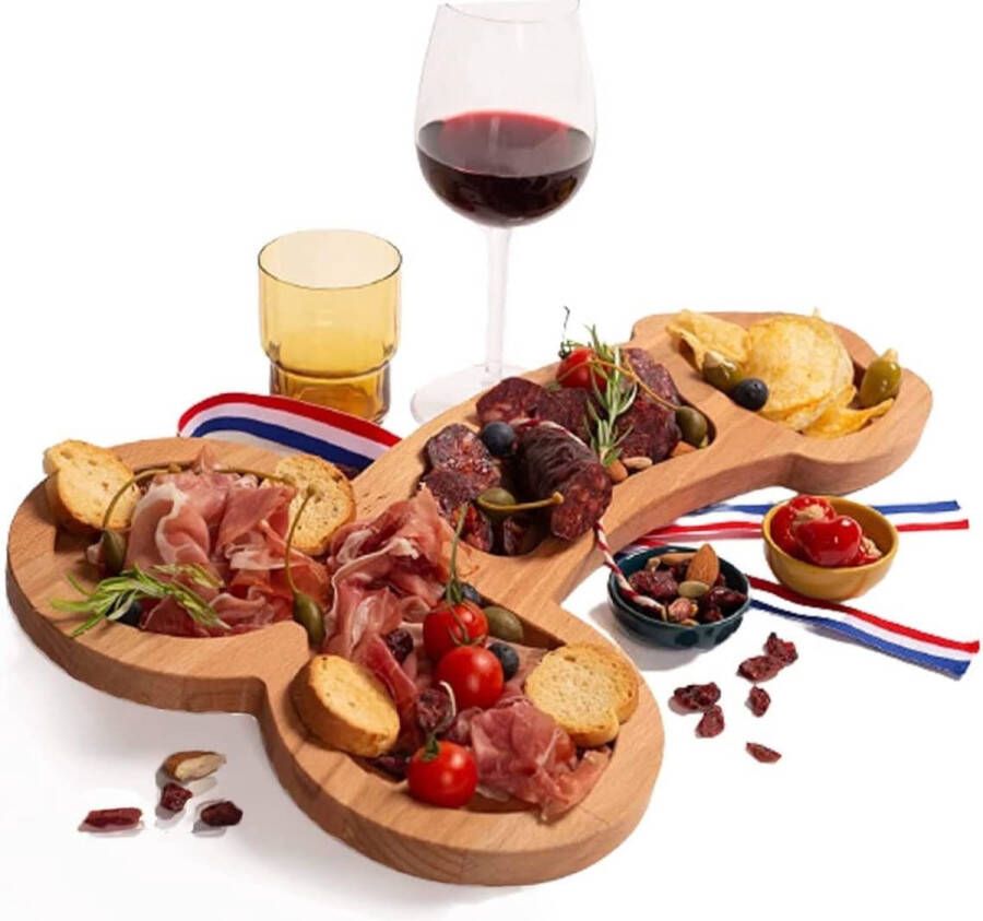 Megatopper Piemel Borrelplank 24 x 15 cm Piemelplank Hapjesplank Verrassingsplank Kaasplank Leuk Grappig Feest vrijgezel