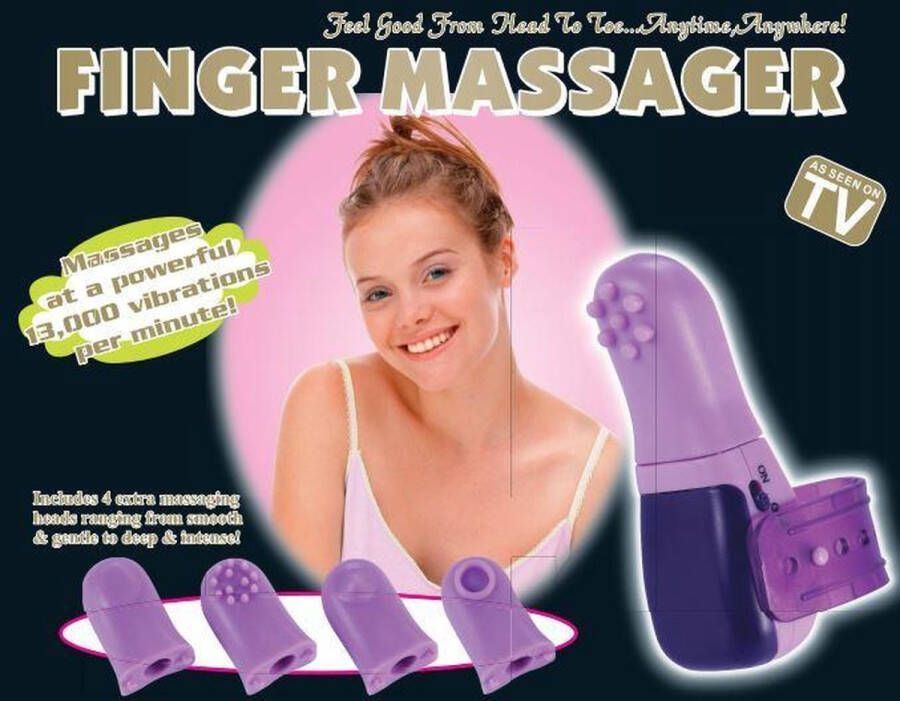 Megatopper Vinger Massage Apparaat 13000 vibraties per minuut Voor het hele lichaam Klein en kan overal mee naar toe. Klein maar super fijn. Met handig opberg tasje