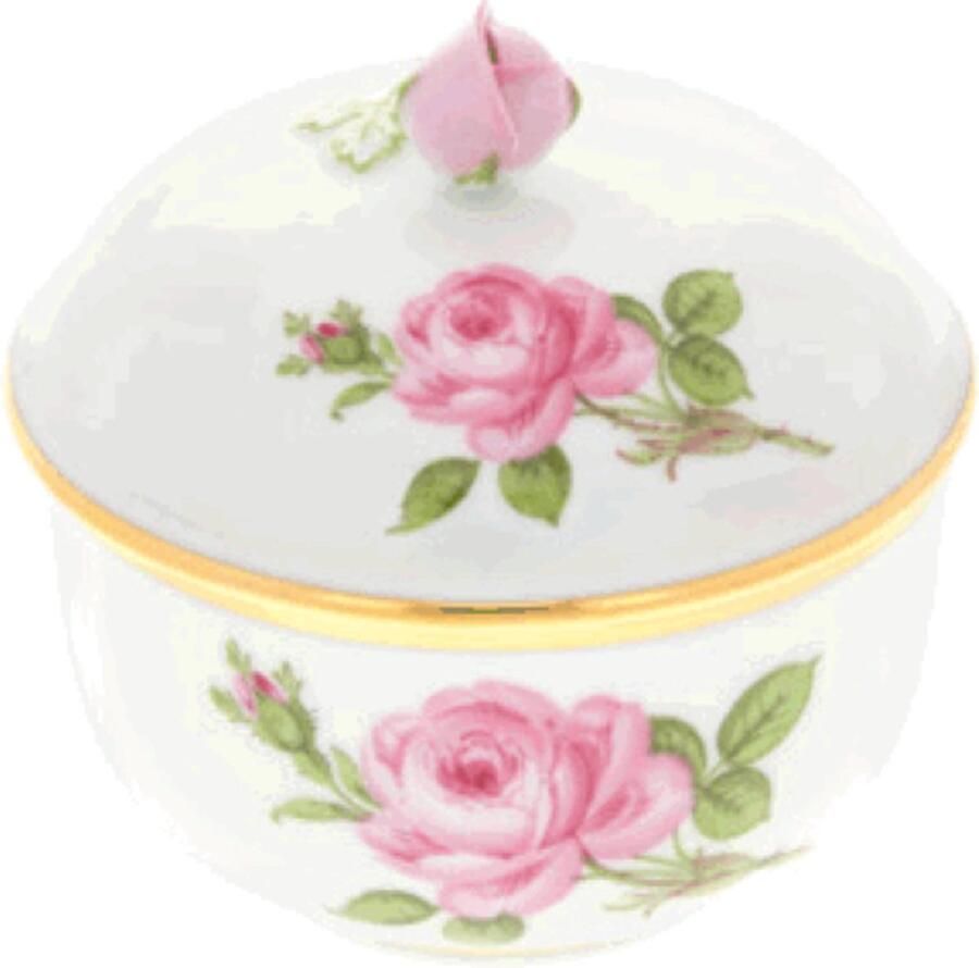 Meissen Suikerpot Roos
