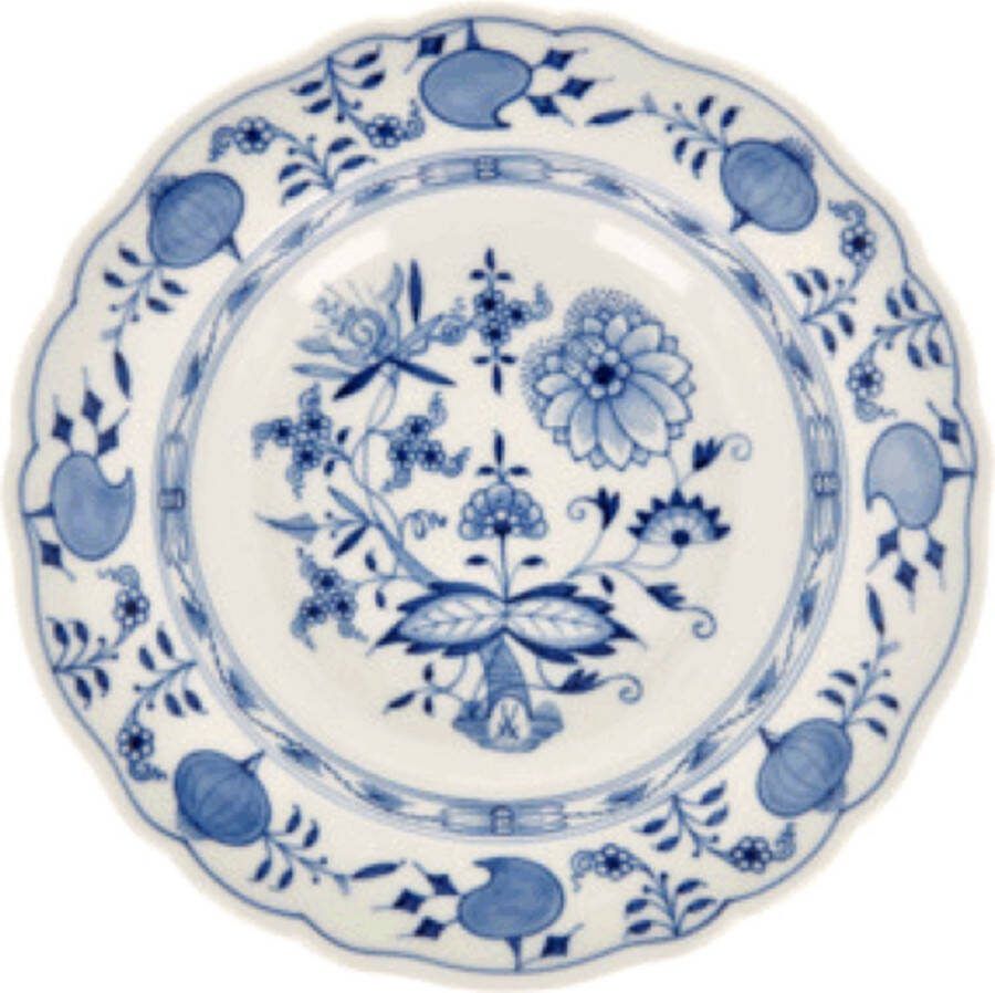 Meissen Soepbord Blauwe uienpatroon
