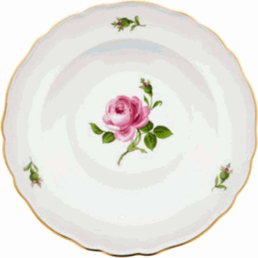 Meissen Soepbord Roos