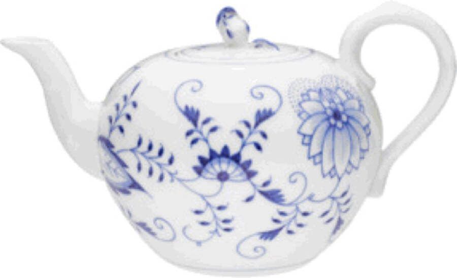 Meissen Theepot klein Blauwe uienpatroon
