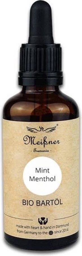 Meissner Tremonia organic baardolie Mint Menthol 50ml