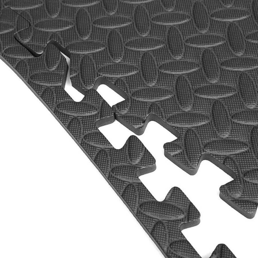 Meisterhome 6 x Fitnessmatten 1 cm dik Zwembad ondergrond Fitness Baby Kinder speelmat Zwembadvloer -Ondervloertegels Zwembad tegels Zwembad ondervloer Tuin ondervloer Tuintegels Fitness vloer rubber vloermat (2.16m²)
