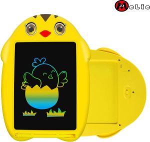 MeLie LCD Tekentablet 8.5 Inch Schrijftablet Kuiken Tekenbord Voor Kinderen Interactief Speelgoed Cadeau Geel