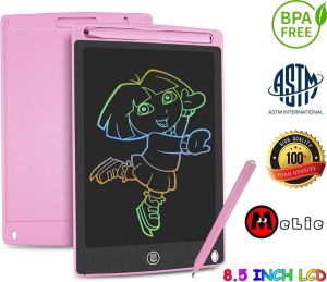 MeLie LCD Tekentablet 8.5 Inch Schrijftablet Tekenbord Voor Kinderen Interactief Speelgoed Cadeau Roze